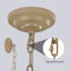 Lustre moderne 24 po en corde de chanvre tissé à 5 couches, luminaire suspendu de style bohème, luminaire suspendu élégant