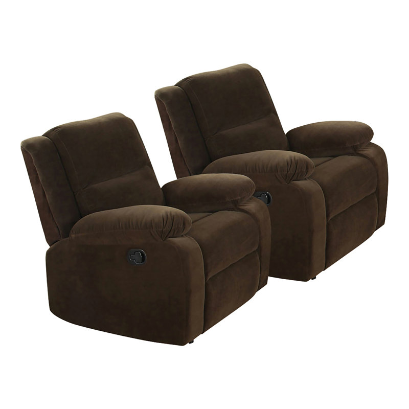 Fauteuils inclinables manuels H 35 po Aalbert (ensemble de 2)
