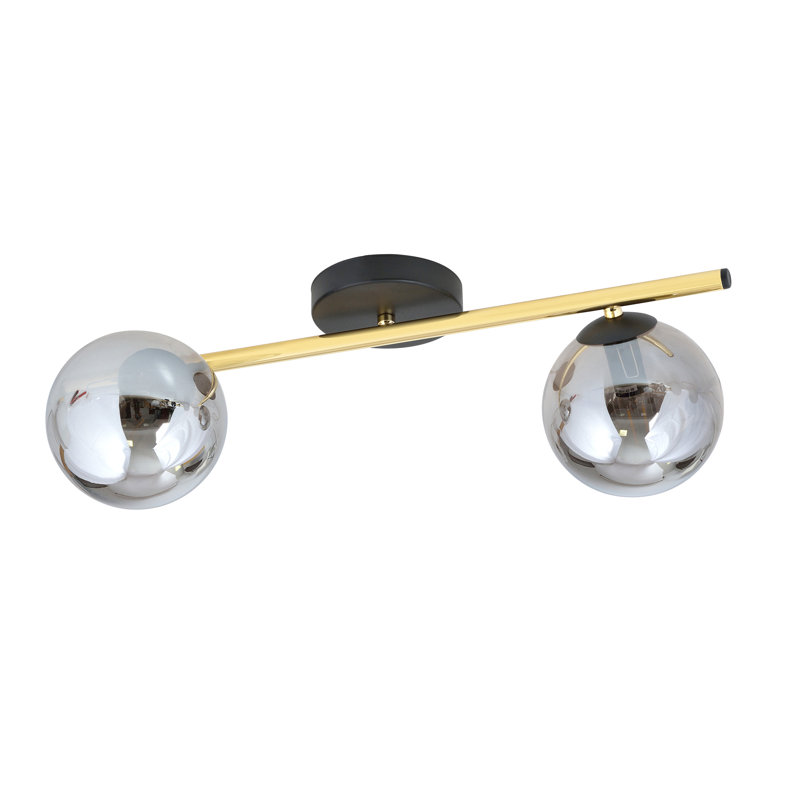 Witman 2 - Light Dome Chandelier, Black, Grey