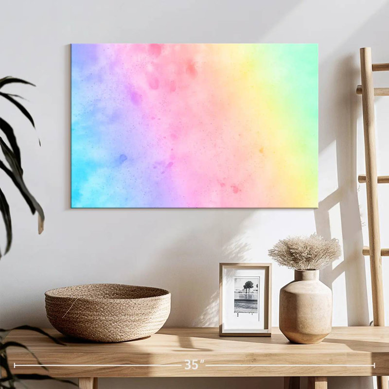 Avery pastel arc-en-ciel, H 16 po x l 24 po