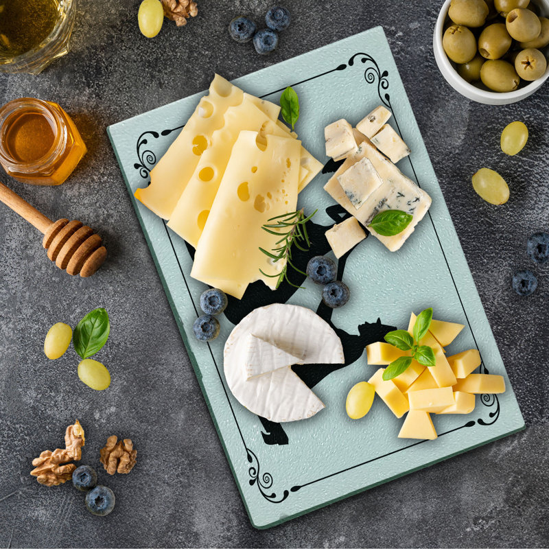 Planche à découper en verre trempé Ambesonne