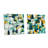 Green Cubic  Oasis Geometric - Abstract Geometric Acrylic Wall Art Glass Set Of 2-103922693
