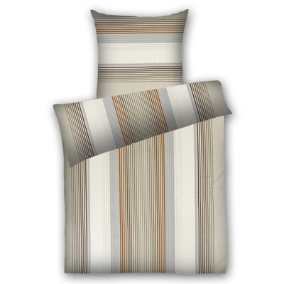 Striped Duvet Cover Set with Pillowcases