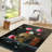 Floral Medley Printed Rug with Elegant Non Woven Thin Type Design Ideal for Enhancing Living Room and Bedroom Aesthetics-127396750