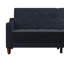 Small Double 207cm Velvet Futon Sofa-73566528