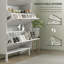 Armoire à chaussures avec tablettes réglables blanc