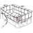 Handwoven Willow Storage Basket With Removable Fabric Liner For Home Organization, Books, Toys, And Decor