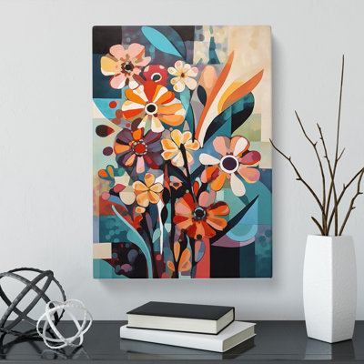 Menahan Flowers Constructivism Vol.3 - Wrapped Canvas