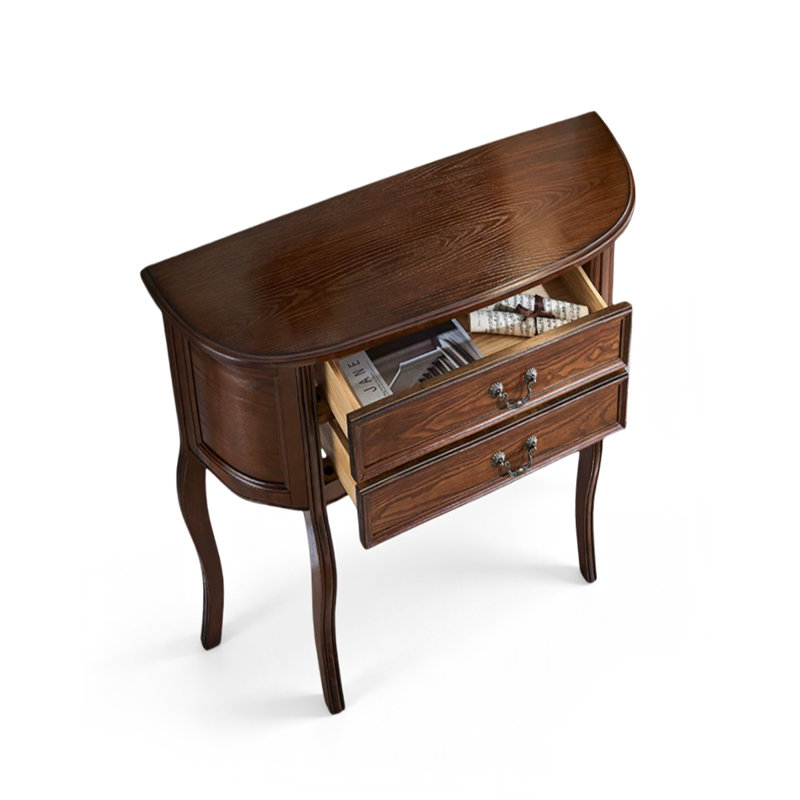 Console Retro, 31.5, Brun noyer