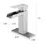 Robinet pour salle de bain nickel brossé-121768003