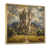 Toile avec cadre flottant or