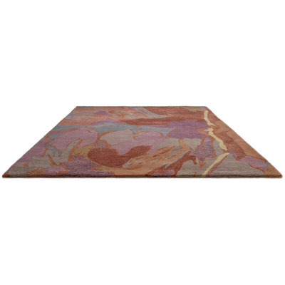 Saltillo Handmade Wool Abstract Area Rug