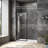 34'' - 34'' W x 74'' H Framed Fixed Glass Panel with Clear Glass-83458609