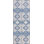Bali Geometric Area Rug in Blue/Ivory