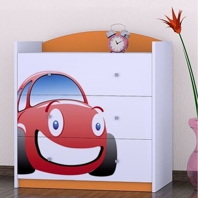 Norsworthy Kids 3 - Drawer Chest, Orange