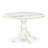 3-Pc Dining Table Set Include a Dining Table with Veined Marble Pattern Tabletop and 2 Wooden Chairs, Linen white-1097508047-1097508046-1087402218