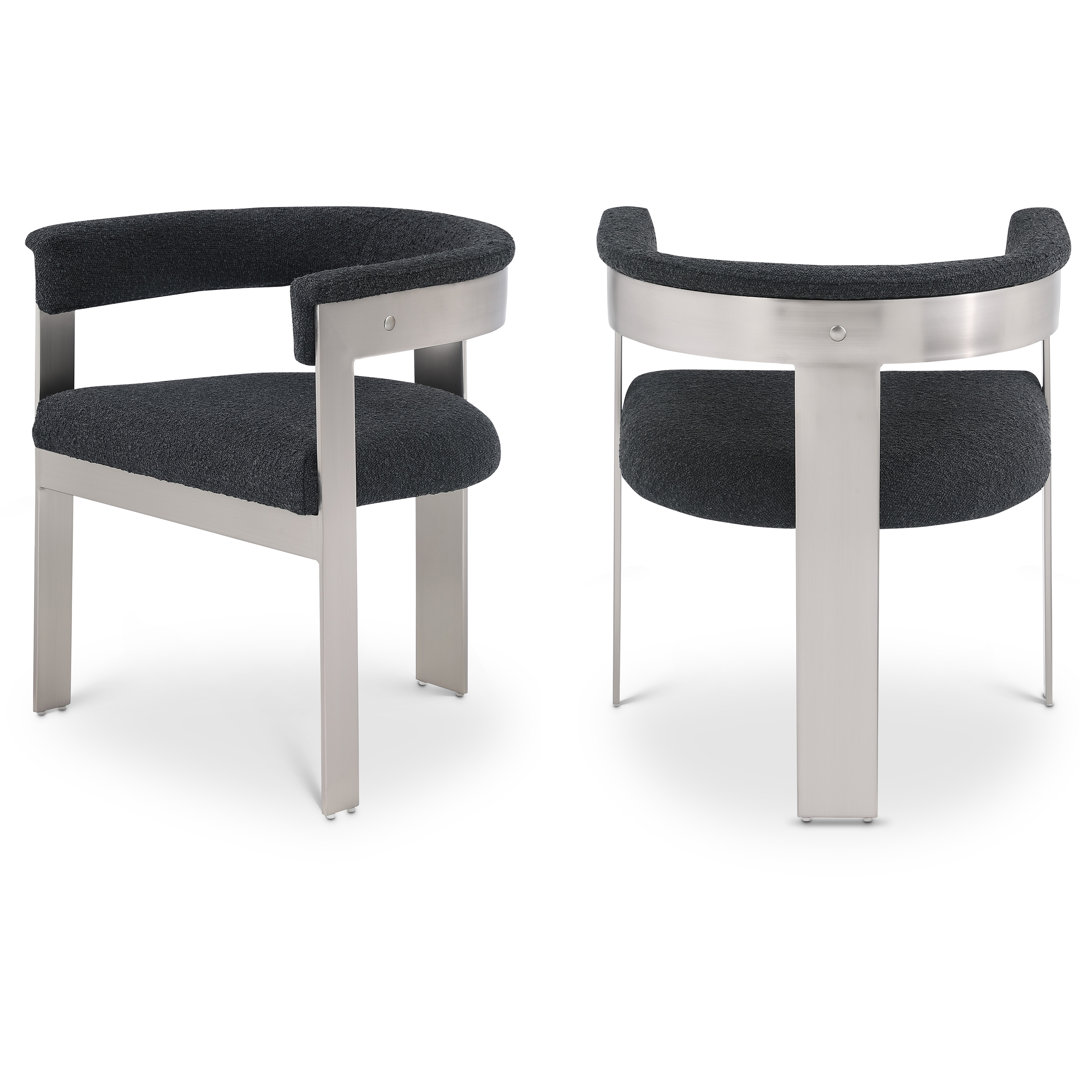 Habert Unfinished Upholstered Back Arm Chair (Set of 2) Hokku Designs Leg 