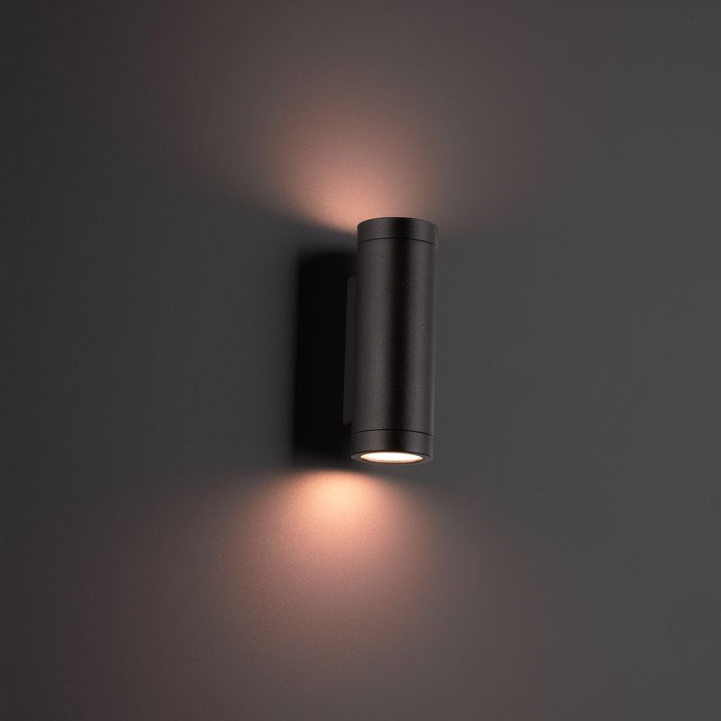 WAC LED Colorscaping RGBWW Wall Cylinder, Black