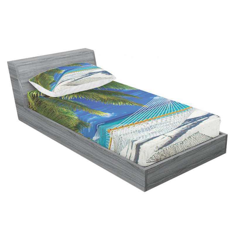 Microfiber Sheet Set, Twin Sheet Set with Fitted Sheet