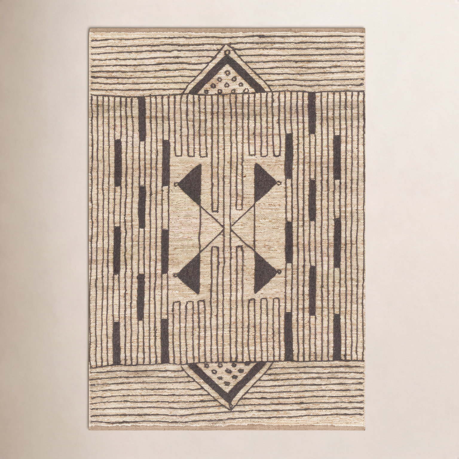 Boman Handmade Rug, Rectangle 8' x 10'