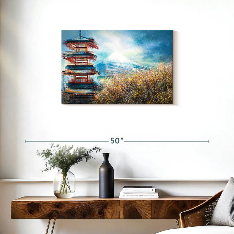 Adella Japan - Mount Fuji In Autumn, 20" H x 30" W