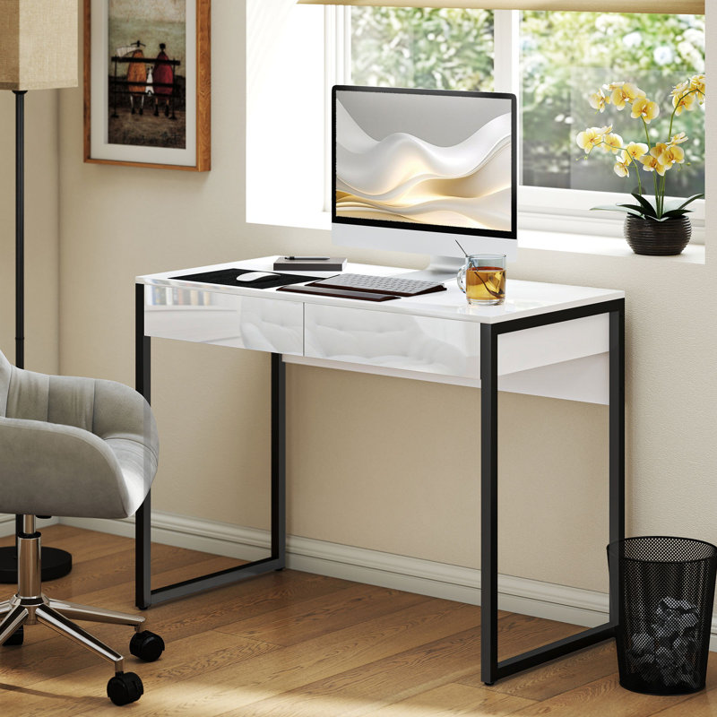 Metal Base Writing Desk