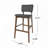 Mykeil Upholstered Counter Stool with Solid Wood Frame-2030365338