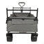 Chariot pliable de 480 lb avec auvent, poussette de chariot avec roues tout-terrain de 7 po, chariot pliable léger, grande capacité pour le camping, le magasinage, les sports et le jardin, noir avec moustiquaire