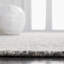 Tapis gris / bleu clair en laine touffeté à la main Aprell-2045760019