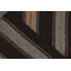 Wool Striped Area Rug in Black/Gray/Beige
