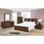 Hearne Cappuccino 2-Piece Bedroom Set with Nightstand-76711056