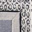 Glamour Hand Tufted Viscose/Wool Southwestern Rug in Charcoal/Ivory-911361308