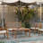 Natural Solid Wood 39-Inch Long Rounded Rectangle Outdoor Coffee Table