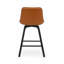 Tabouret de comptoir pivotant 26 po avec siège en similicuir-1962001918
