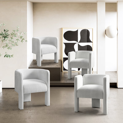 Braien 18.5'' H Modern Upholstered Armchair with Low Back