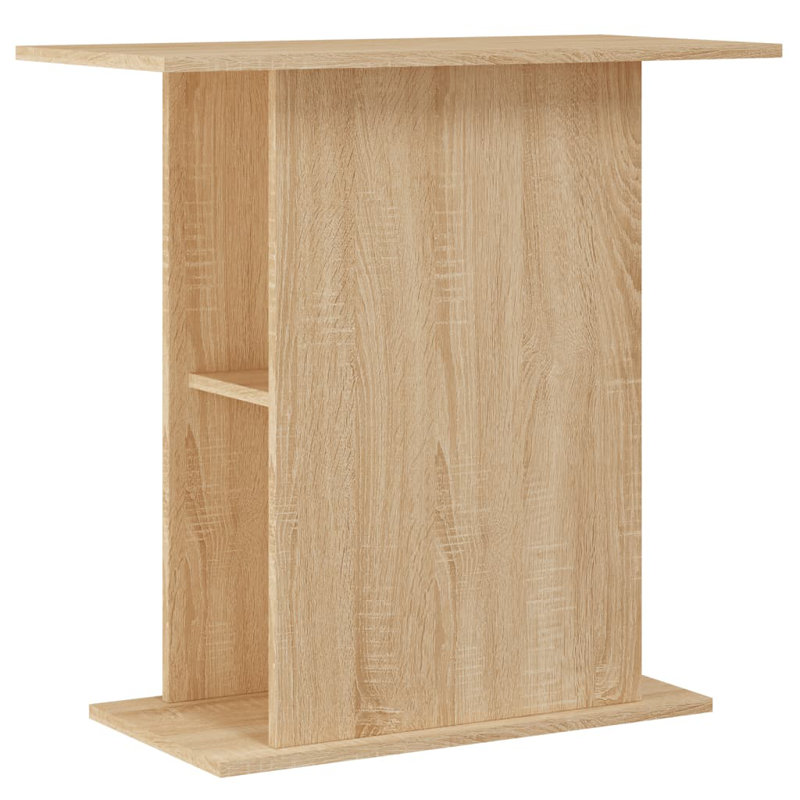 vidaXL Aquarium Stand Engineered Wood Aquarium Stand, Sonoma Oak, 28.54 in H x 14.17 in W x 29.53 in D