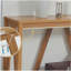 Console, table d'entrée de ferme avec tablette à lattes de rangement, canapé rustique avec anti-basculement pour le salon, couloir-2126556452