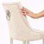 48cm H Tufted Velvet Upholstered Upholstered Back Side Chair-1123543464
