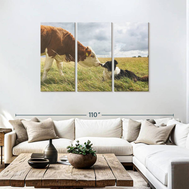 Cattle Dog, 48" H x 74" W