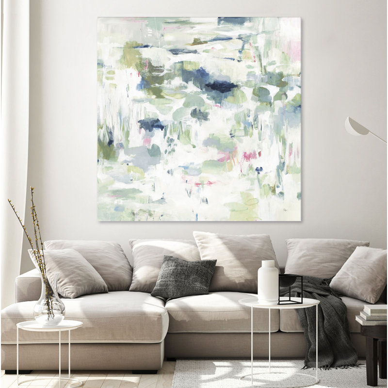 "Abstract Reflections" par Lisa Ridgers, reproduction d'art sur toile tendue, H 72 po x l 72 po x P 1,5 po