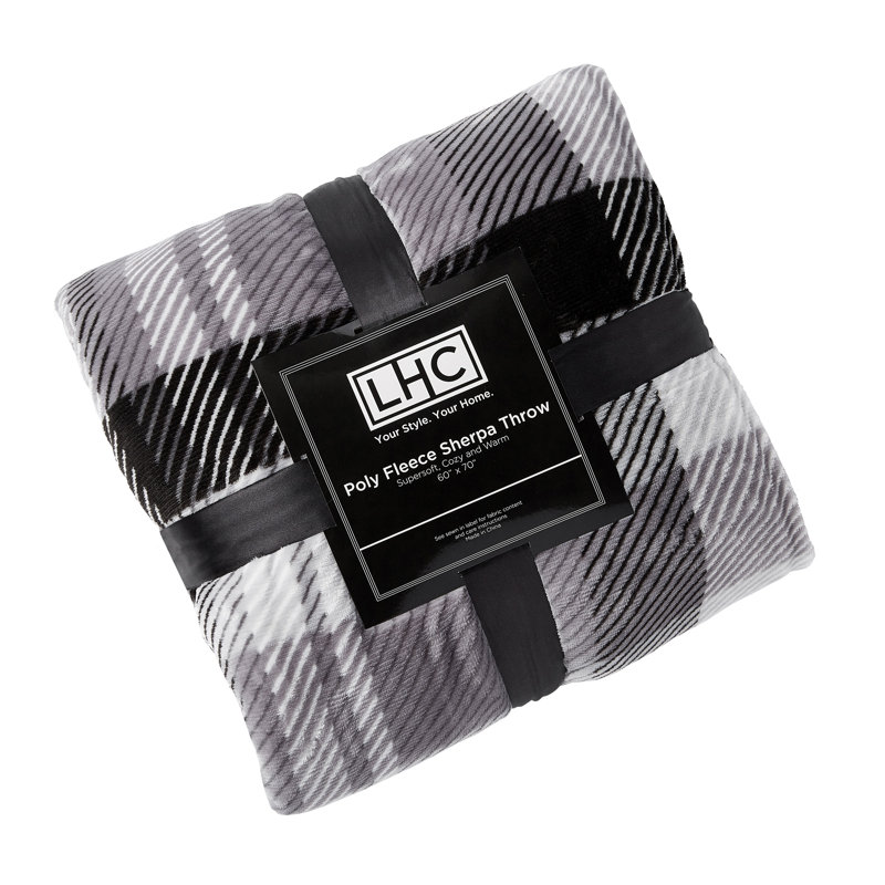 Jeté en polaire sherpa LHC, Gris