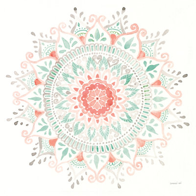 Mandala Delight I 1 Piece Wrapped Canvas Painting
