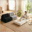 Canapé-lit pliant, chaise convertible avec coussin et support pour les espaces compacts, portable et confortable pour le salon ou la chambre à coucher-133697671-133697668