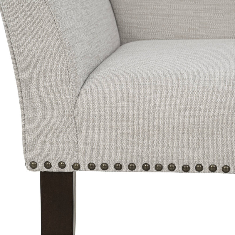 Banc rembourré crème