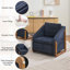 Fauteuil rembourré Chenille
