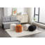 Repose-pieds rond en velours doux-159721955