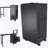 Portable Nail Art Table W/ LED Mirror, Bluetooth, Lockable Drawers, Telescopic Pole - Folding Manicure Station For Salons (Black)-194086559
