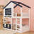 Wood Bunk Bed With Bookshelf-178354889-178354895