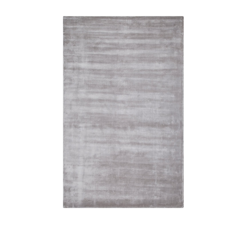 Mathis Solid Colour Viscose Hand Woven Area Rug, Rectangle 140 x 200cm