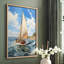 NAUTICAL Series CECXLV - Impression encadrée de qualité supérieure - Prêt à être accroché - Aucun clou requis-1092767514-1092767510